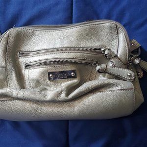 Silver/gray Tignanello Purse